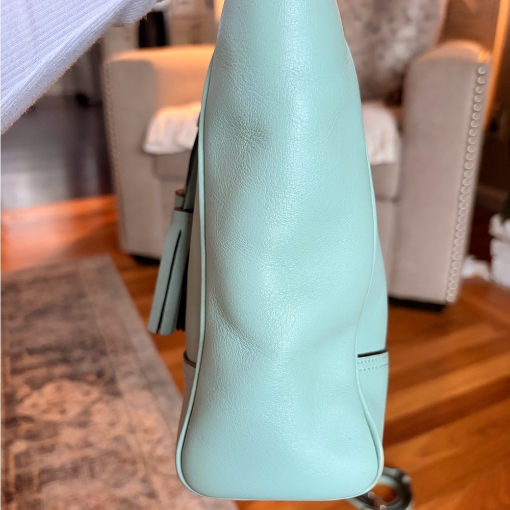 Coach Mint Tanner Tote Bag - Picture 6 of 11